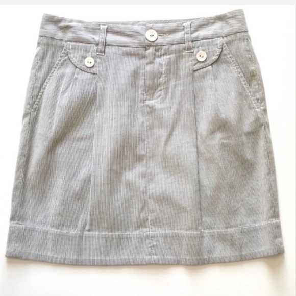 MARC JACOBS Striped Seersucker Skirt - Picture 1 of 6